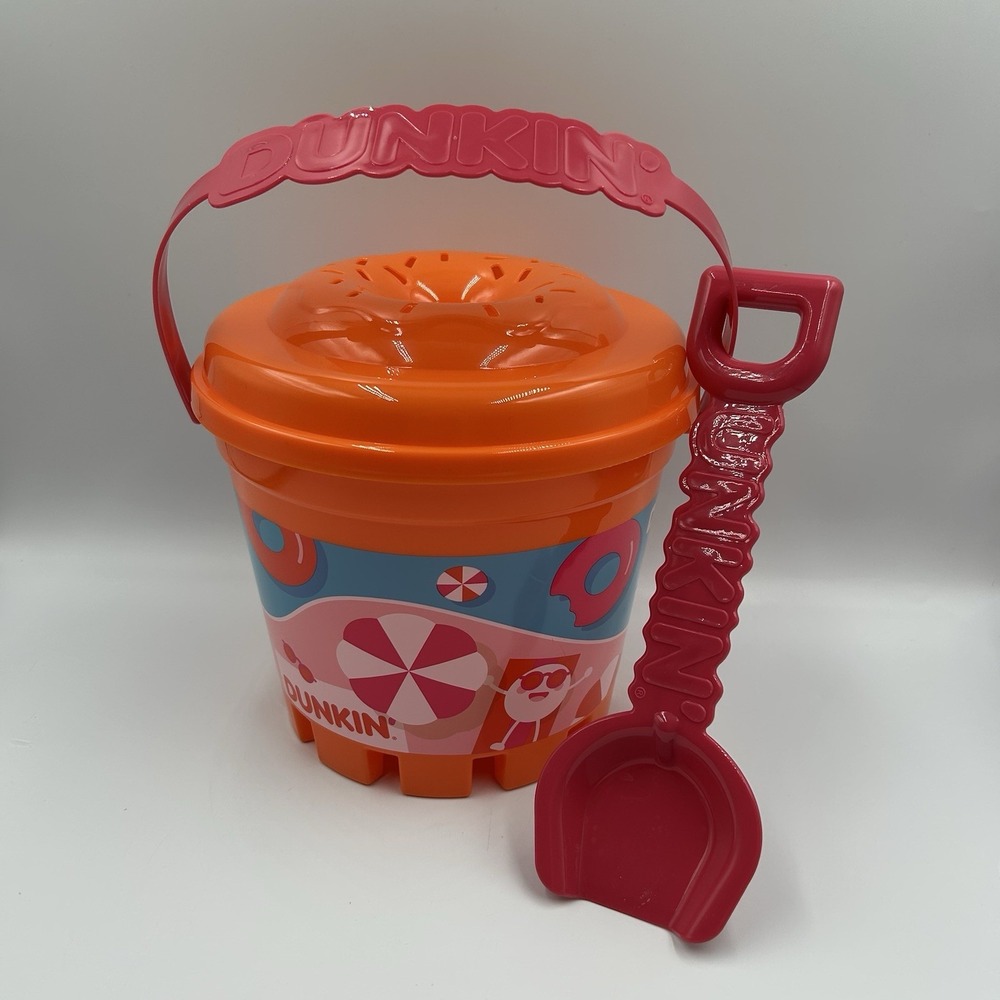 NEW 2025 Limited Edition Summer Dunkin Donuts Munchkin Beach Bucket Sand‎ Shovel